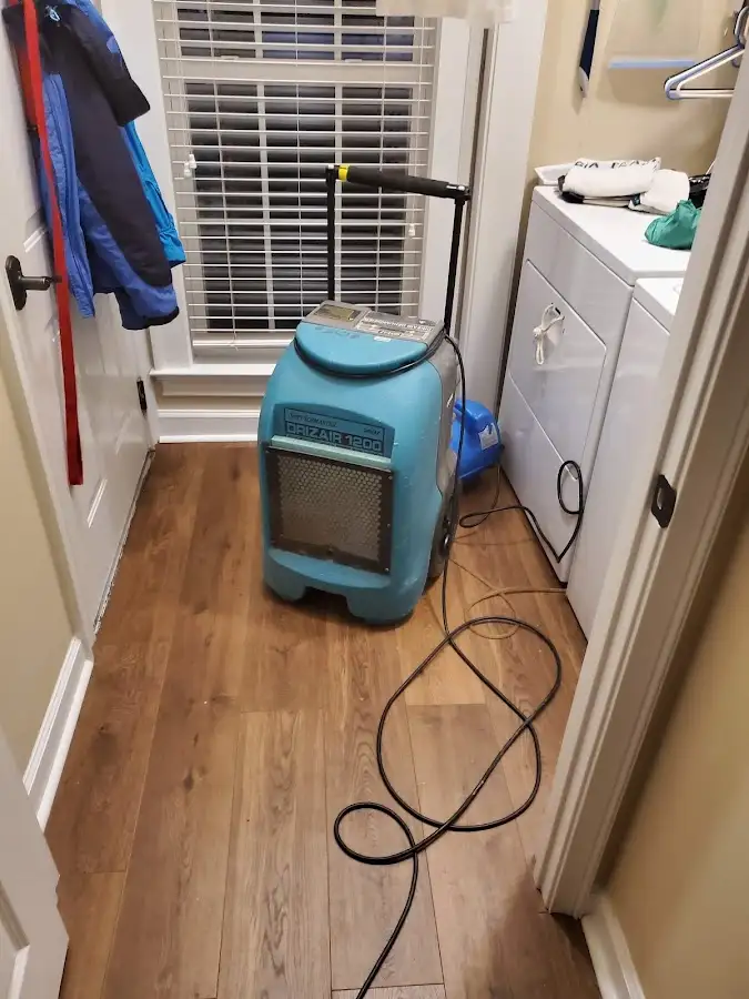 Commercial dehumidifier deployed for Flood Damage Cleanup in Las Vegas